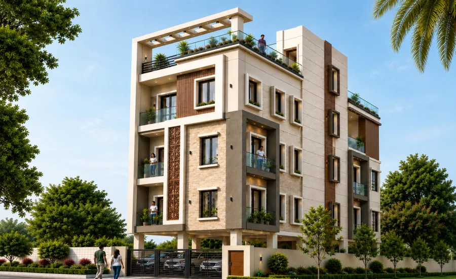 Skyra apartments in Venkateshwara Nagar, Pozhichalur, Chennai Chennai by SBM Promoters